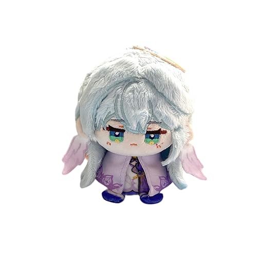 CALEMBOU Anime Plush Keychain, 4" Cute Chibi Plush Figure Key Chain Charms for Backpack, Kafka Robin Sunday Plush Gift for HSR Fans (Robin) - Robin