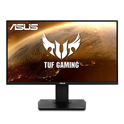 ASUS TUF Gaming VG289Q 28” Gaming Monitor 4K (3840 x 2160) IPS FreeSync Eye Care DisplayPort Dual HDMI HDR 10,BLACK - 28" IPS 4K HDR Height Adjustable