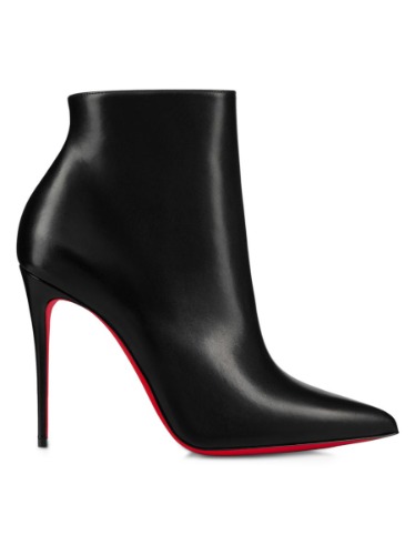 Shop Christian Louboutin So Kate 100MM Leather Booty Booties | Saks Fifth Avenue