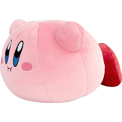 Club Mocchi Mocchi- Kirby Plush - Hovering Kirby Plushie - Squishy Kirby Toys - Plush Collectible Easter Basket Stuffers - Soft Plush Toys and Kirby Room Decor - 15 inch - Hovering Kirby
