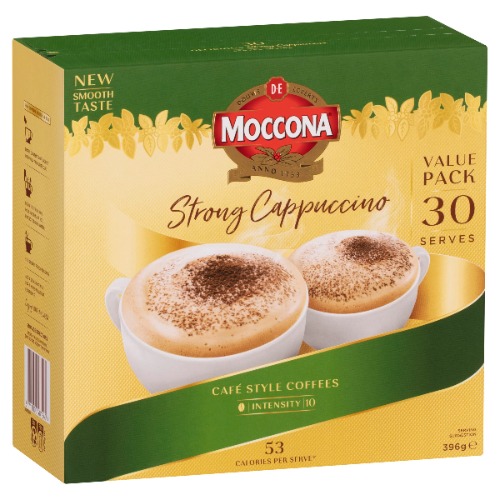 Moccona Coffee Strong Cappucccino - 30 Individuals Sachets (1 x 30pack)
