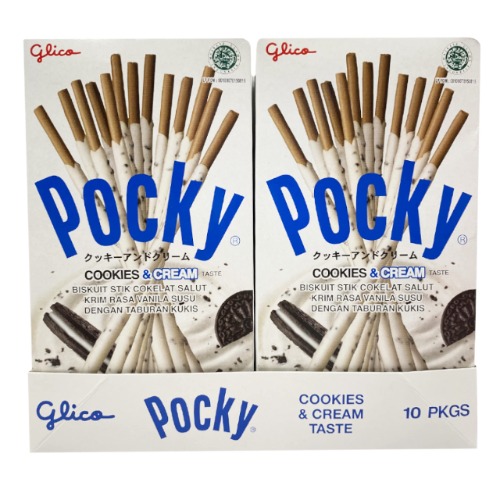 Pocky Cookies and Cream Sticks 10 x 45 g