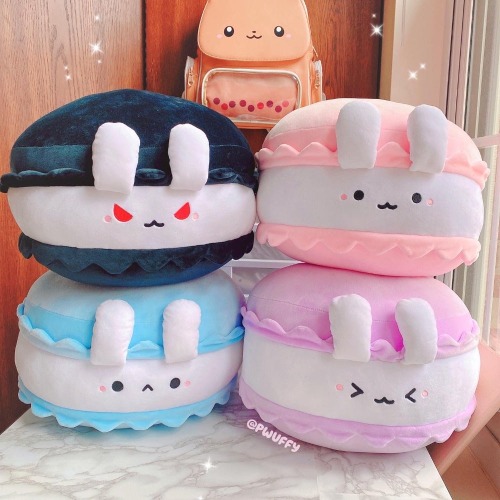 [Ships SEPT] PREORDER MEGA Macabunny Plush | [PREORDER: Ships Sept] SET of Pink, Blue, and Purple