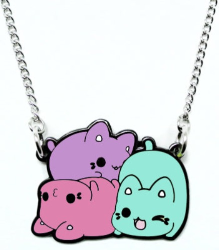 Meowchi Metal Necklace 2 - Metal Meowchi Necklace 2