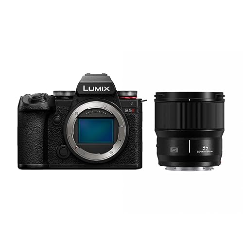 Panasonic LUMIX S5II Mirrorless Camera (DC-S5M2BODY) with LUMIX S Series 35mm F1.8 Lens (S-S35) - Body Only - w/ 35mm F1.8