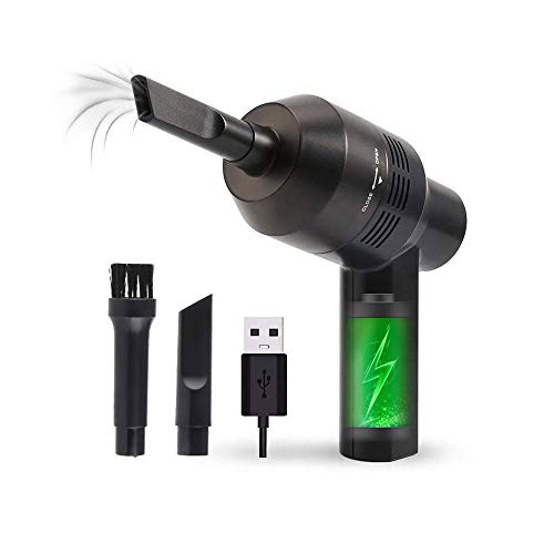 Keyboard Vacuum Cleaner, USB Computer Cleaners, Rechargeable Desk Vacuum Cleaner for Hair, Desk, Laptop, Piano, Car,Dust, Pet House