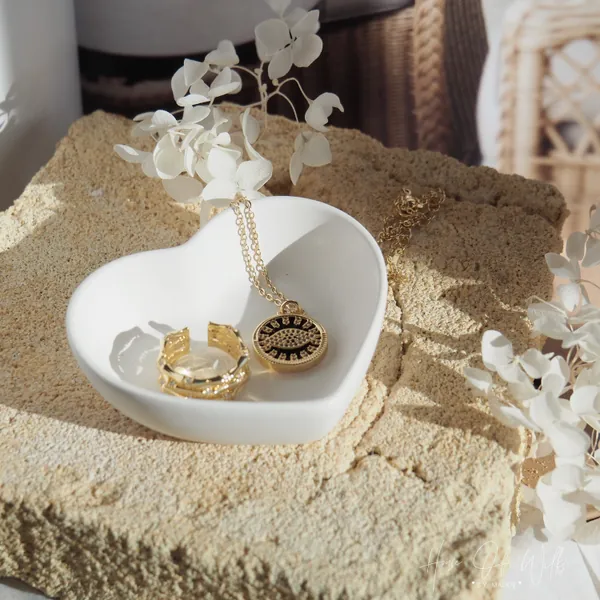 Heart trinket dish | unisex | Handmade | Home Decor | Trinket | Gift | Mothers Day | Sister | Ring  | Valentines day | House of Wilks co