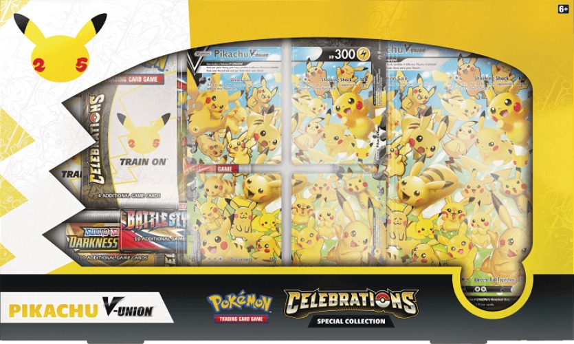 Celebrations Collections Pikachu V Union