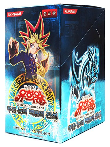 YU-GI-OH! Konami Yugioh Card Booster Pack Box OCG 200 Cards Legend of Blue Eyes White Dragon Korea Version by