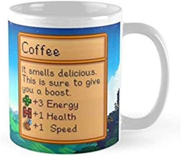 JANSCOO Stardew Valley Coffee Mug Standard Mug Mug Coffee Mug Tea Mug 11oz Premium Quality Printed Coffee Mug Unique Gifting Ideas for Friend/Coworker/Loved Ones(One Size)
