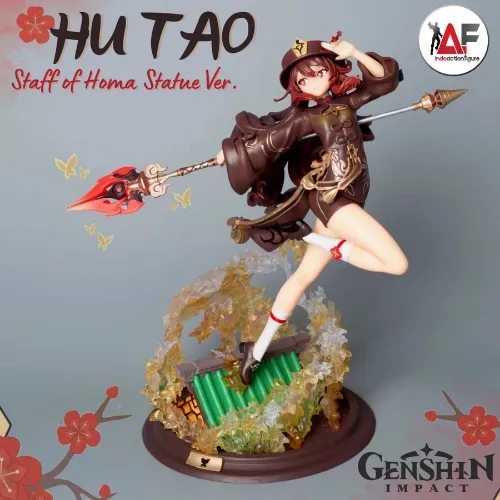 Hu Tao walnut battle spear staff of homa