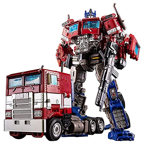 Jauarta Deformation Robot Toy, Car Robot Toys, Prime Toys, Action Figure Deformation Car Model, Alloy Deformation Portable Robot Toys, Gift for Kids (D) - D