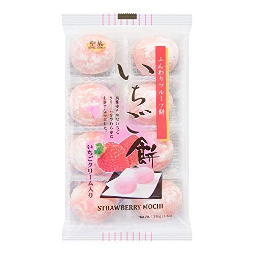 Royal Family Daifuku Strawberry Mochi Flavour 8 Piece 216g