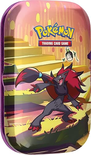 Pokémon JCC Mini-boîte Zoroark Écarlate et Violet – Fable Nébuleuse (2 boosters et 1 Page d’Autocollants) - Zoroark