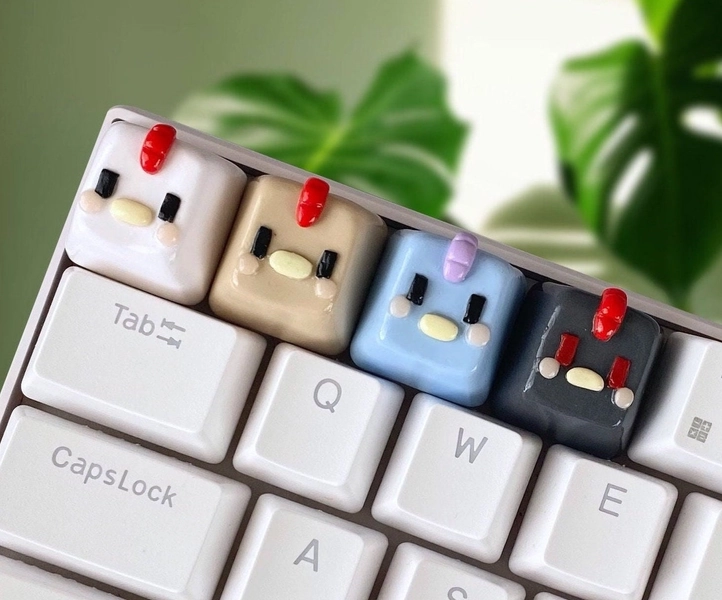 Stardew Valley Chicken Keycap | Handmade Artisan Keycaps