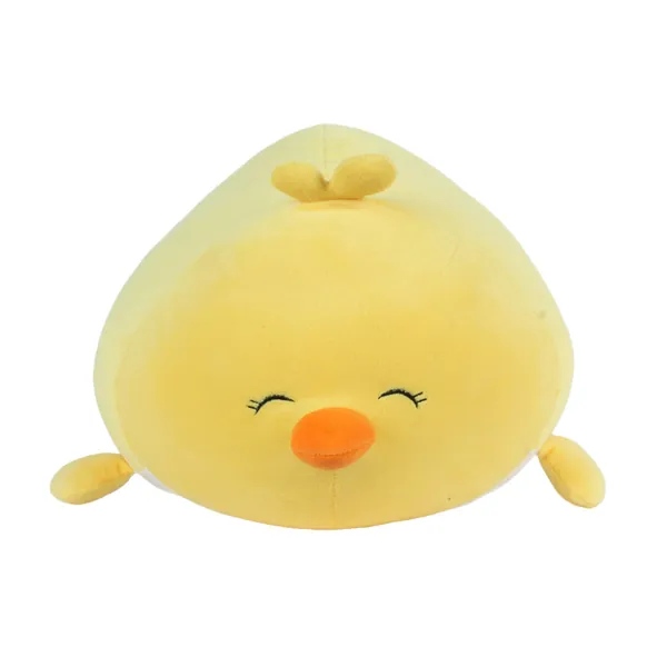 Linzy Plush 15" Smoochy Pals Yellow Chick, Ultrasoft Stuffed Animal Plush Toy, Cute Squishy Hugging Plush Pillow Pet, for Kids, Room Decoration, Travel - Chick