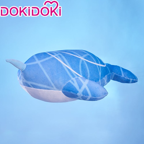 DokiDoki Game Genshin Impact Cosplay Tartaglia Whale Doll Plushies  Monoceros Caeli Whale Childe | 40cm