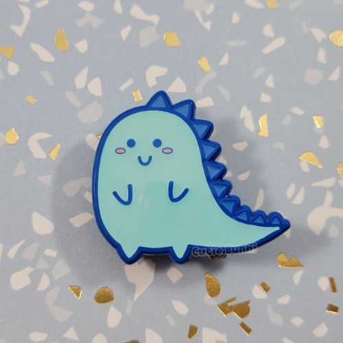 Lil Dino Enamel Pin (Blue)