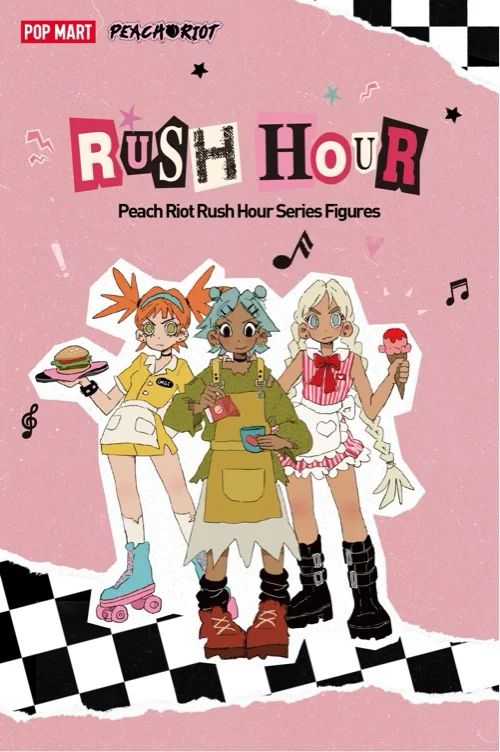 POP NOW:Peach Riot Rush Hour Series Figures - POP MART (Canada)