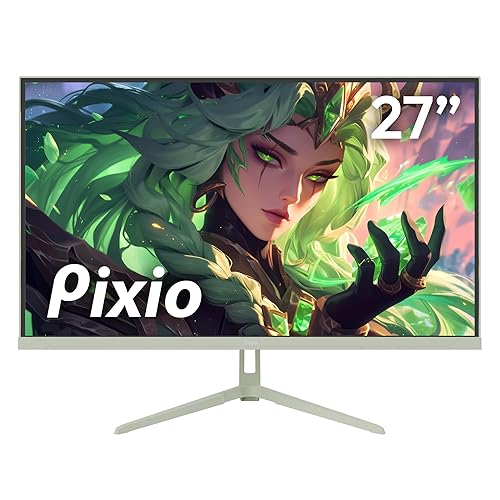 Pixio PX278 Wave Mint Green 27 inch 180Hz Refresh Rate FHD 1440p Resolution Fast IPS Panel 1ms GTG Response Time Green Gaming Monitor with Adaptive Sync - 27 inch - 180Hz 1440p - Mint Green