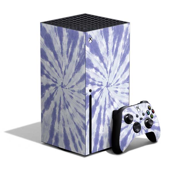 Purple Tie Dye Xbox Series X Skins - Xbox Series X Bundle