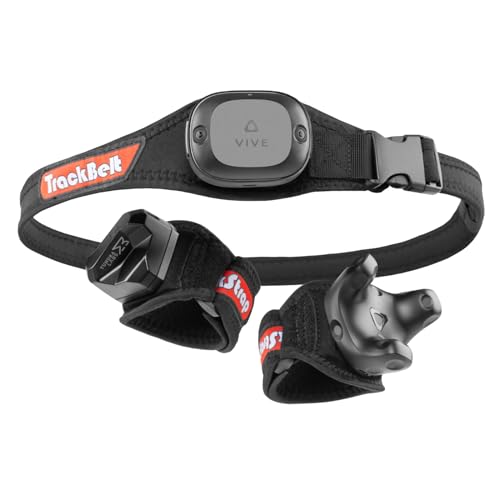 Rebuff Reality Trackstraps for Vive Ultimate Tracker, Vive Tracker, Tundra Tracker – Empower Full Body Tracking in VR Chat, Dance Dash, and Other FBT apps (Trackers not Included)