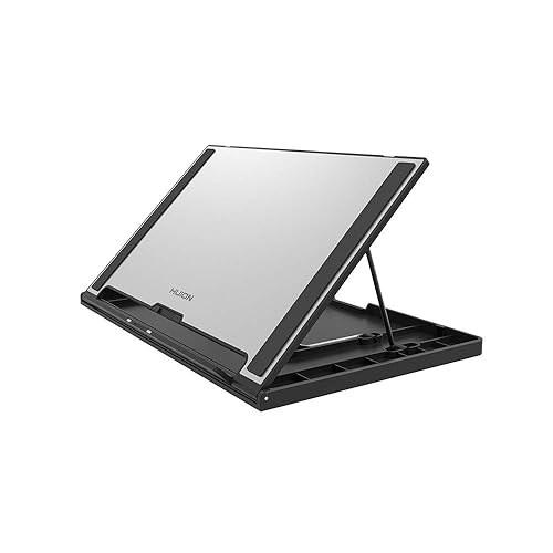 HUION ST300 Adjustable Drawing Tablet Stand Portable Desk Stand, Suitable for Kamvas 12/13/16, Kamvas Pro 12/13/16