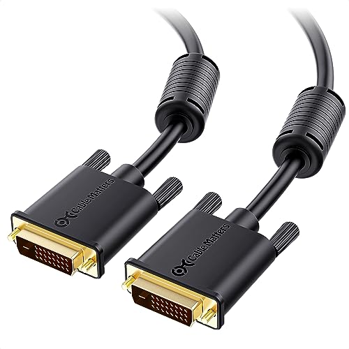 Cable Matters DVI to DVI Cable with Ferrites (DVI Dual Link Cable, DVI D Cable) 10 Feet - 10 Feet