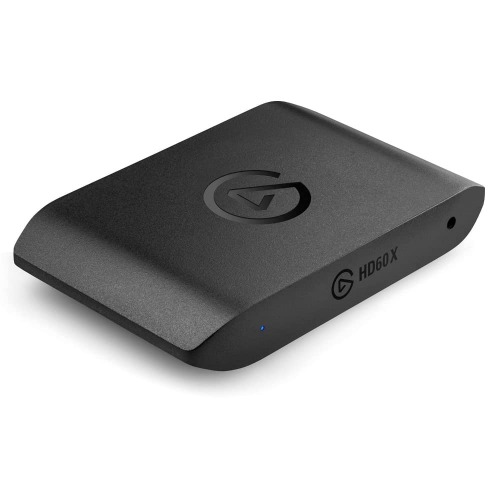 Elgato HD60 X externe opnamekaart - Streamen en opnemen in 1080p60 HDR10 of 4K30 HDR10 met minieme vertraging op PS5, PS4/Pro, Xbox Series X/S, Xbox One X/S, in OBS en meer, werkt met pc en Mac,Zwart - HD60 X € 175,00