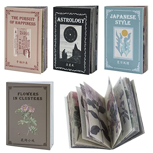 250 Sheets Scrapbook Paper Stickers, Aesthetic Scrapbook Stickers Decorative Scrapbook Paper Vintage Scrapbooking Set Scrapbooking Supplies Junk Journal Supplies Vintage Washi Stickers for DIY Craft