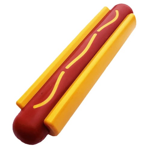 Hot Dog Ultra Durable Nylon Dog Chew Toy - Hot Dog Nylon Toy