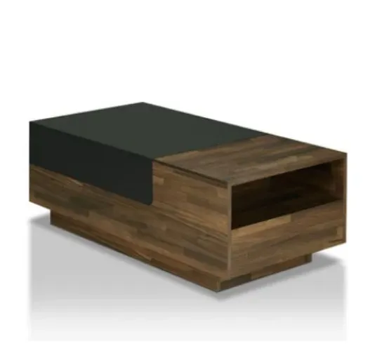 Foundry Select Spada Extendable Block Coffee Table with Storage | Wayfair