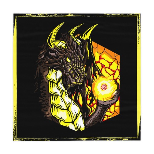 Dragon Dice TTRPG Gaming Table Cover - 55.1" x 55.1" / Custom