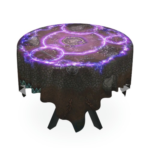 Mage's Circle Gaming Table Cover - 55.1" x 55.1"