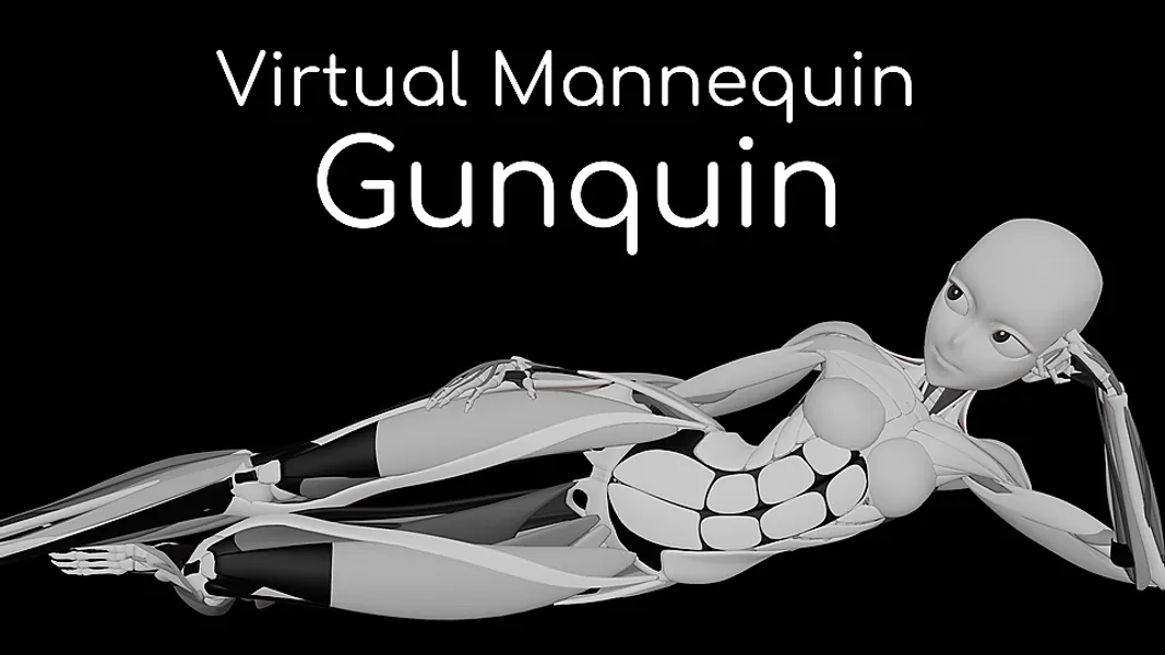 Gunquin the Virtual Art Mannequin on Cubebrush.co