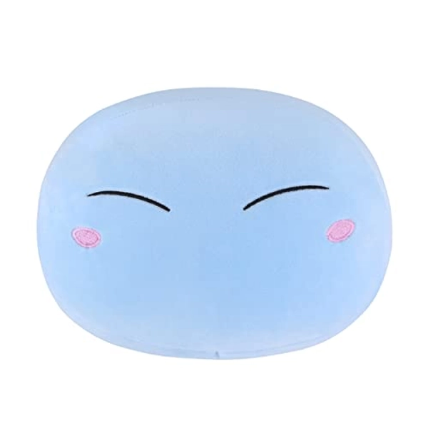 Roffatide Anime That Time I Got Reincarnated as a Slime Pillow Rimuru Tempest Plush Stuffed Throw Pillows for Bed Couch Soft Birthday Gift Blue 11 inch - That Time I Got Reincarnated as a Slime a
