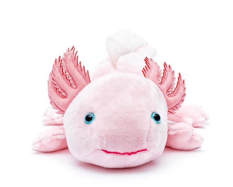 Uni-Toys - Axolotl - 32 cm (lengte) - waterdier - pluche dier, knuffeldier