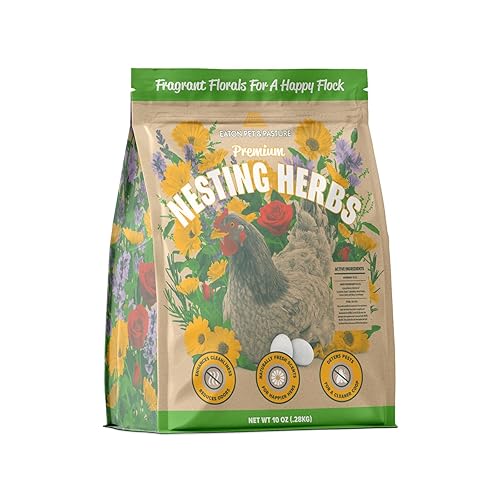 Eaton Pet & Pasture Premium Nesting Herbs, Aromatic Blend for Nesting Boxes & Chicken Coop, Natural Refresher & Pest Deterrent