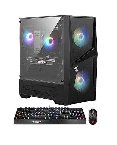 MSI Codex R Gaming Desktop: Intel Core i7-13700F, GeForce RTX 4060Ti, 16GB DDR5, 2TB M.2 NVMe, 80+ Gold PSU, WiFi 5, Keyboard & Mouse, RGB Lighting, Windows 11 Pro: 13NUD-064US - 13th Gen i7 - 2 TB - RTX 4060 Ti