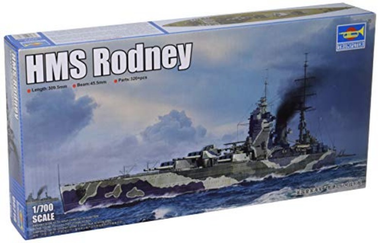 Trumpeter TRU06718 HMS Rodney Plastic Model kit, Various