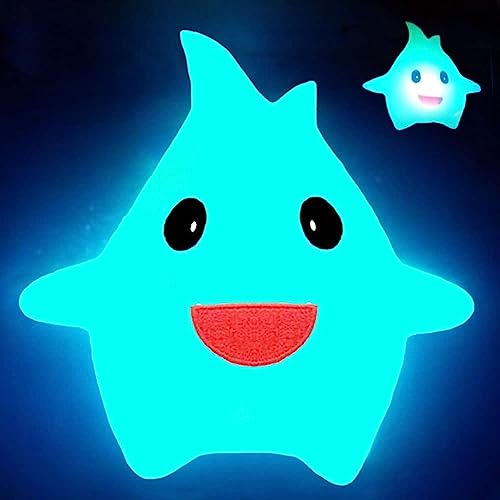 Wahahay Fluorescent Plush Toy, Glow in The Dark Plush,Happy Star Stuffed Doll，All Star Collection Star Man Stuffed Plush - Modern