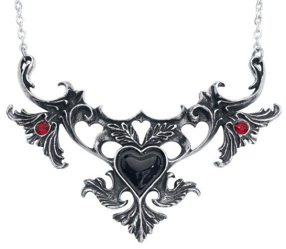 Mon Amour de Soubise Pewter Necklace
