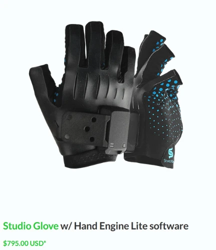 Studio Glove w/ Hand Engine Lite software