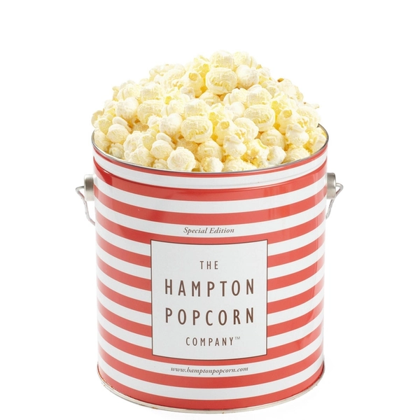 1 Gallon Popcorn Tin | White Cheddar Cheese