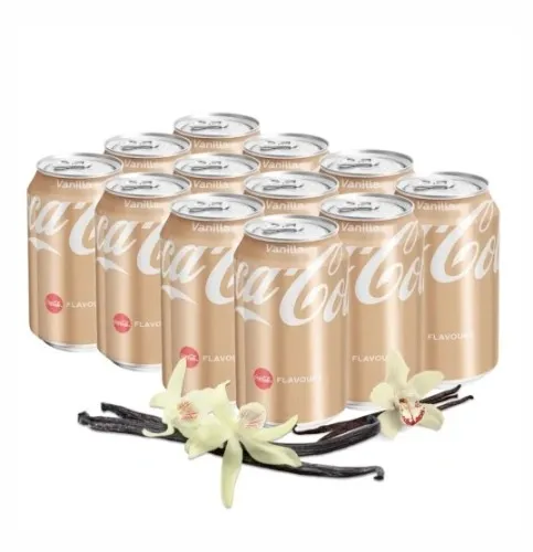12x Puszek Coca Cola Vanilla
