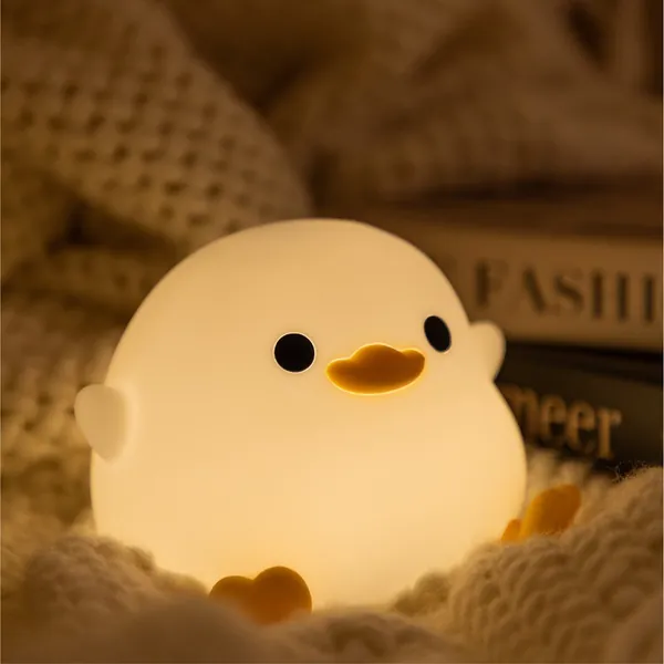 Rechargeable Duck Night Light Cute Duck Lamp LED Lights Bedroom Lamp
