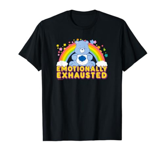 Care Bears Emotionally Exhausted Rainbow Grumpy Bear Icon T-Shirt - Kinder - Violett - 152