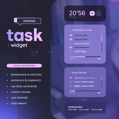 New Task-List Widget for Stream