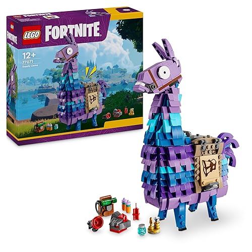 LEGO Fortnite Supply Llama, Video Game Character Toy for Boys & Girls, Building Set Makes a Great Kids' Bedroom Decoration, Collectible Birthday Gifts for Gamers 77071