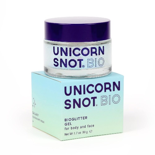 Unicorn Snot Biodegradable Holographic Body Glitter Gel for Body, Face, Hair - Vegan & Cruelty Free - 1.7 oz (Galaxy) - Galaxy